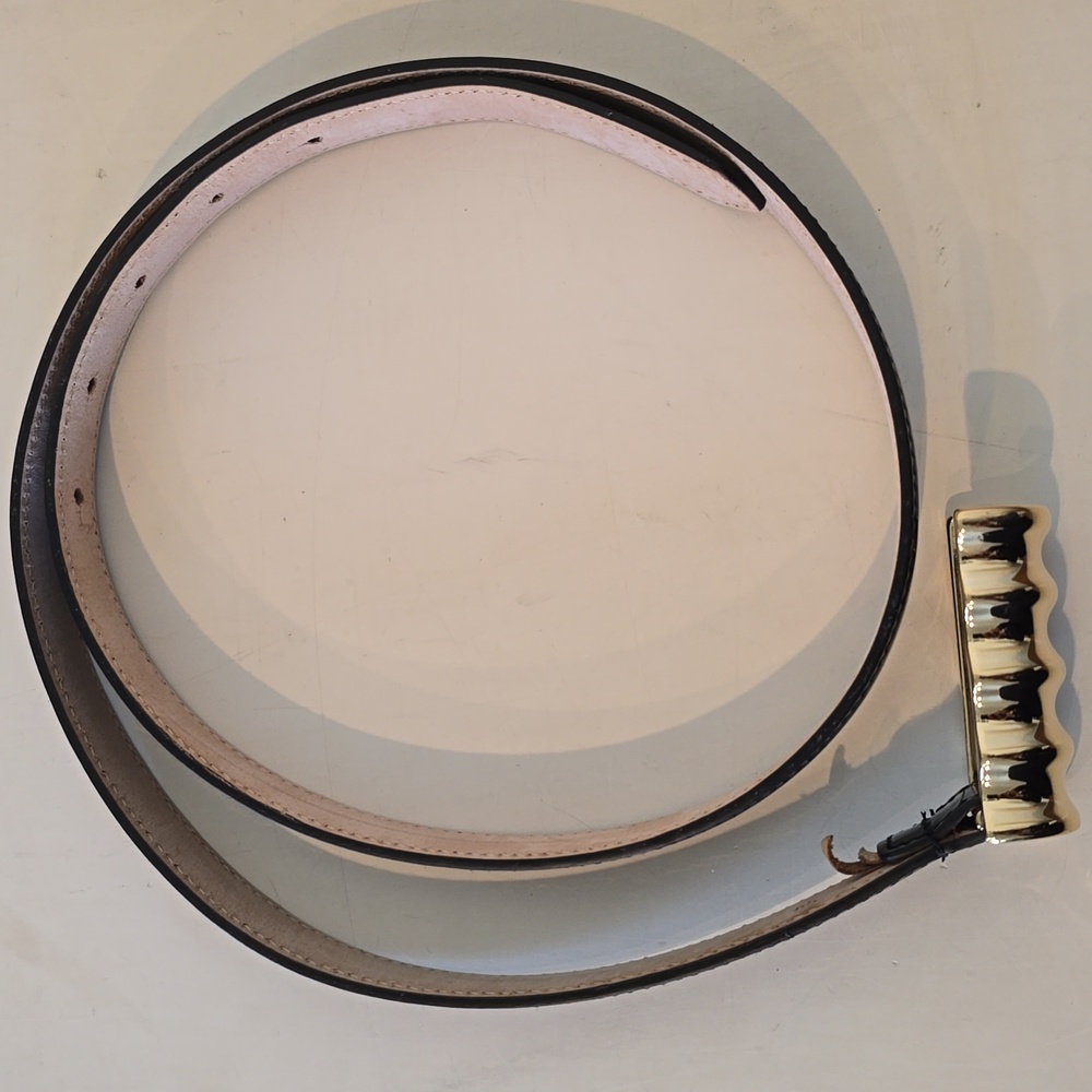 KHAITE Julius Small Leather Belt, Small, 85 (34") - Picture 4 of 9
